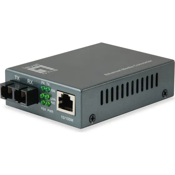 LevelOne FVT-1105 Fibermedieomformer 100Mb, 1310 nm, op til 80 km