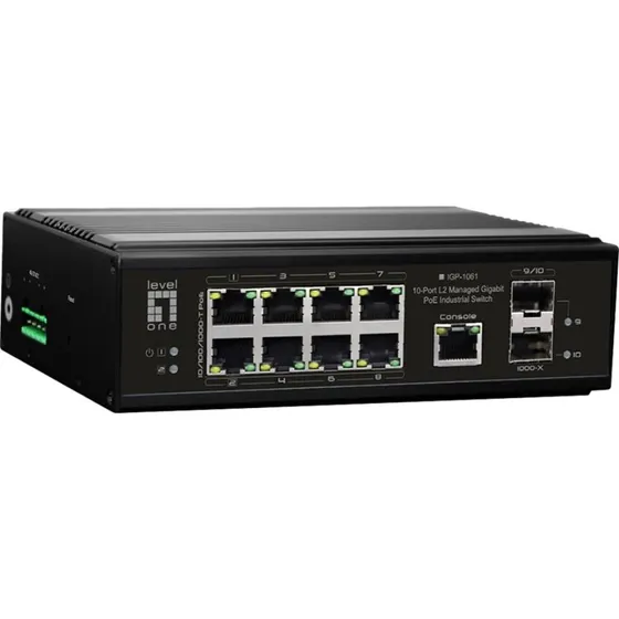 LevelOne IGP-1061 10-ports Gigabit PoE++ Switch