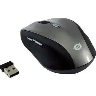 Conceptronic C08-269 Trådløs Optisk Mus, 5 Knapper, Sort