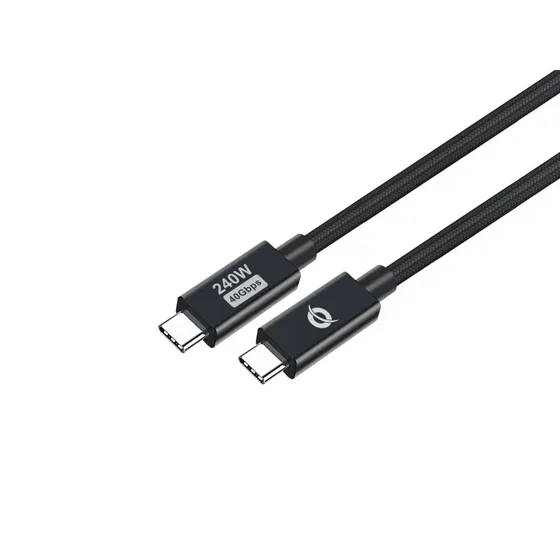 Conceptronic USB4 Gen 3 USB-C kabel 1,2 m sort