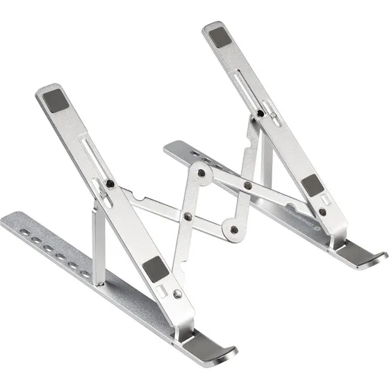 Conceptronic THANA04S ERGO Justerbar Laptop Stander, 7 Niveauer, Aluminium