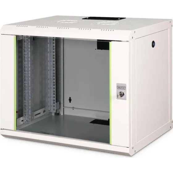 DIGITUS SoHoline DN-19 09-U 9U Vægmonteret Rackskab Grå