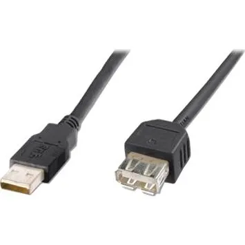 ASSMANN USB 2.0 Forlængerkabel 1,8 m Sort