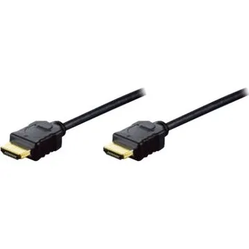 ASSMANN HDMI-kabel med Ethernet 2m sort