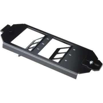 ASSMANN AN-25178 2-fold, gulvmonterbar, 6 porte, sort