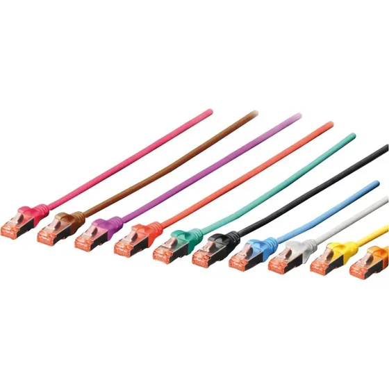 DIGITUS CAT 6 SFTP 50 cm Patchkabel Grå