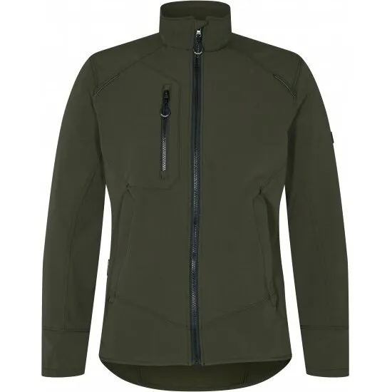 Engel 1366-317 X-treme softshelljakke 4-vejs stretch, Forest Green