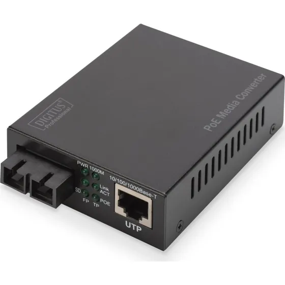 DIGITUS DN-82160 Mediekonverter RJ45 til SC duplex 1GbE