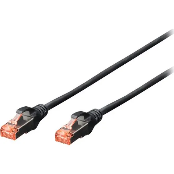 DIGITUS CAT 6 SFTP Patchkabel 1m Sort (10 stk)
