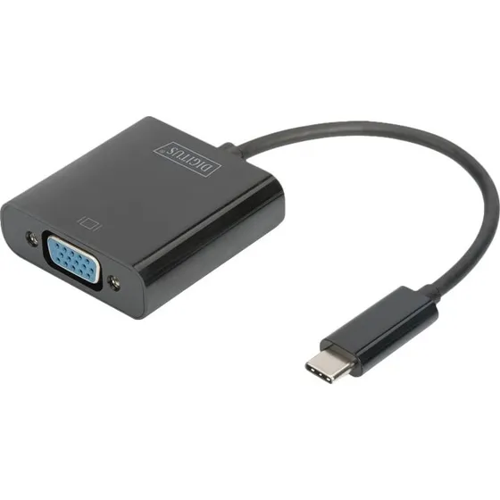 DIGITUS Ekstern videoadapter USB-C til VGA, sort