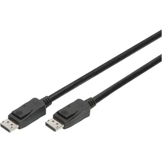 ASSMANN DisplayPort-kabel 1m, sort, 4K/5K/8K