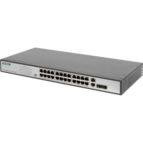 DIGITUS DN-95343 24-Port PoE Switch 19" 370W