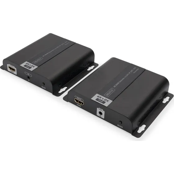 DIGITUS 4K HDMI Extender over IP/Cat 5/6/7 120 m PoE