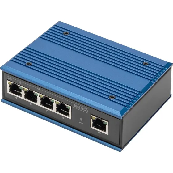 DIGITUS DN-651120 Industrial 4-Port Gigabit PoE+ Switch