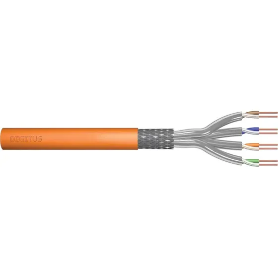 DIGITUS Cat.7 S/FTP installationskabel, 50 m, orange