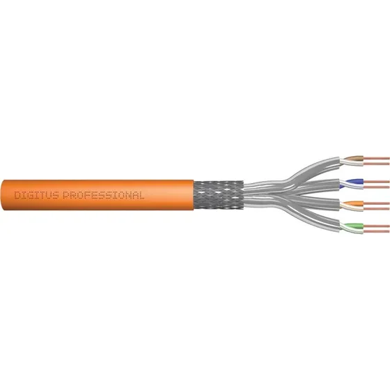 DIGITUS Cat 7 S-FTP 250 m orange installationskabel