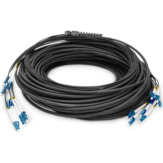 DIGITUS OS2 8-fiber LC/UPC 100m prætermineret breakout-kabel