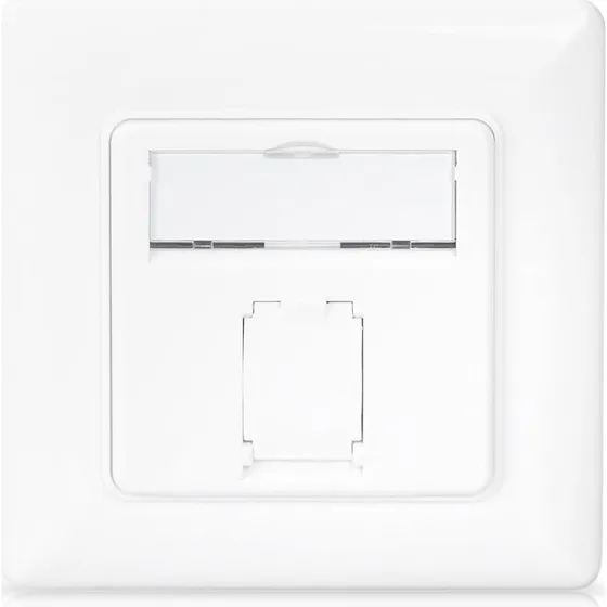 Digitus Faceplate CAT 6a RJ-45 Hvid RAL 9003
