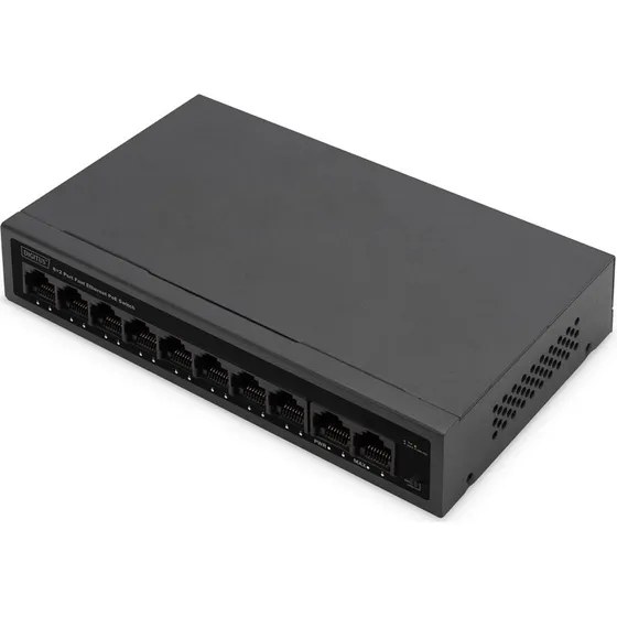 DIGITUS 8-port PoE+ Switch, 60 W, desktop