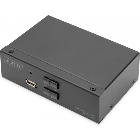 Digitus DS-12851 KVM Switch 2x1 DisplayPort 4K@60Hz