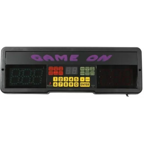 Favero Game On dart scoretavle 56x19,5 cm – stort 6x3,5 cm display