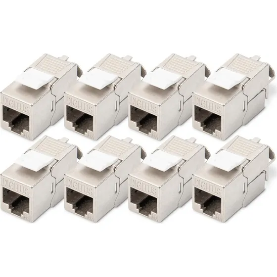 DIGITUS CAT 6a Keystone Module Sølv (8-Pack)