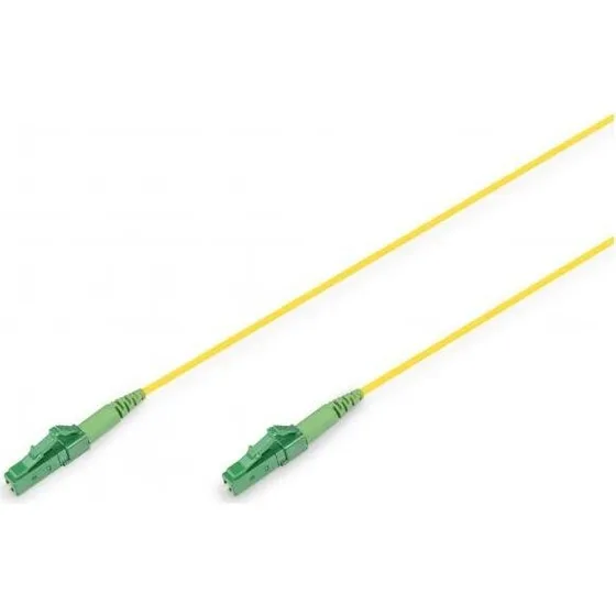 DIGITUS Fiberoptisk Simplex Patchkabel 5m LC/APC Gul