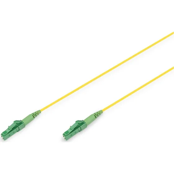 DIGITUS Patchkabel Fiberoptik 1m LC/APC G.657.A2/OS2 Gul