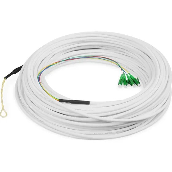 DIGITUS Fiberoptik Netværkskabel LC/APC 30m Hvid