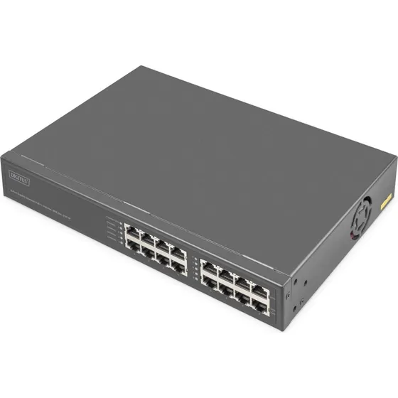 DIGITUS 8-port PoE injector 250 W, 802.3bt