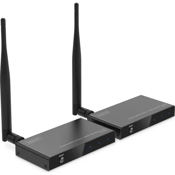 DIGITUS Trådløs HDMI Extender/Splitter 100 m 1x4