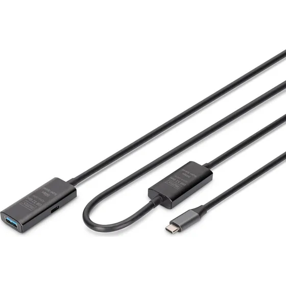 DIGITUS USB 3.2 Gen1 10m aktiv USBC til USBA forlænger