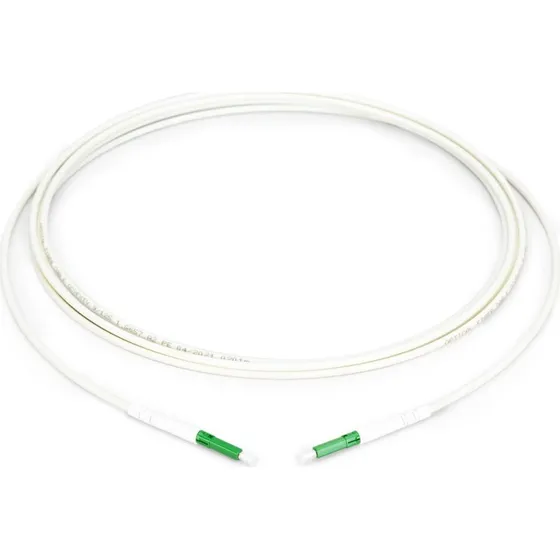 DIGITUS Fiberoptisk Netværkskabel 10m LC/APC G.657.A2 Hvid