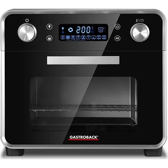 Gastroback Design 42815 5-i-1 Airfryer/Pizzaovn 22 liter Sølv