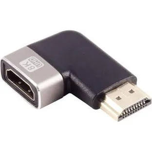 S-Impuls HDMI 90° Vinkeladapter Venstre 8K Metal
