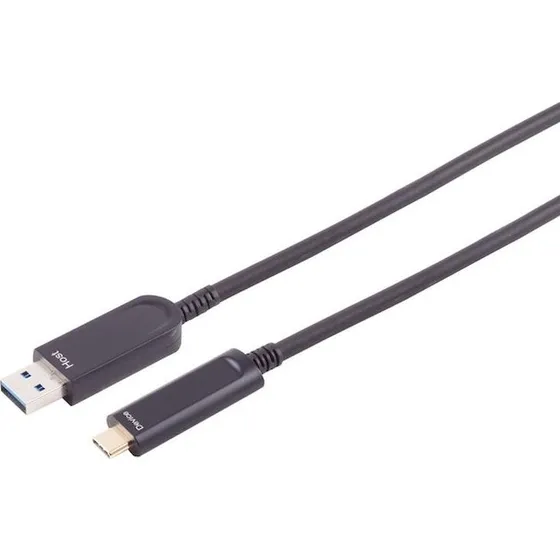 S-Impuls Optisk USB-A til USB-C 15m 10Gbps