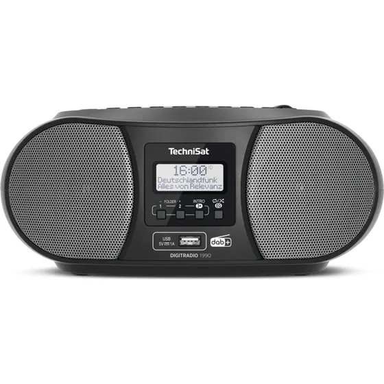 TechniSat DigitRadio 1990 DAB+/FM Radio med CD & Bluetooth (Sort)