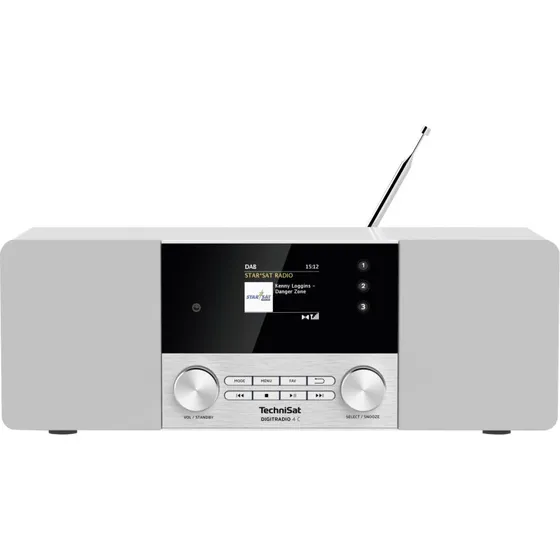 Technisat DigitRadio 4 C DAB+ Radio med Bluetooth, hvid