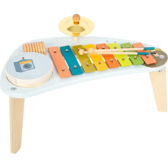 Small Foot Wooden Music Table Groovy Beats - 17 cm høj