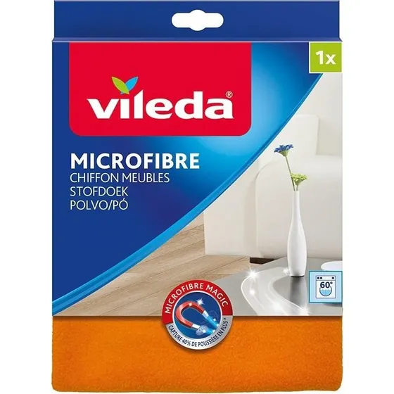 Vileda Mikrofiberklud Orange, 1 stk