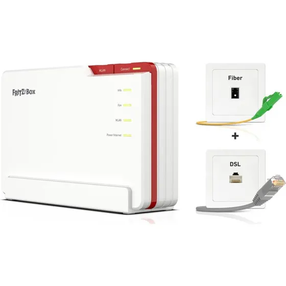 AVM FRITZ!Box 5690 Pro WiFi 7 Trådløs Router - Hvid