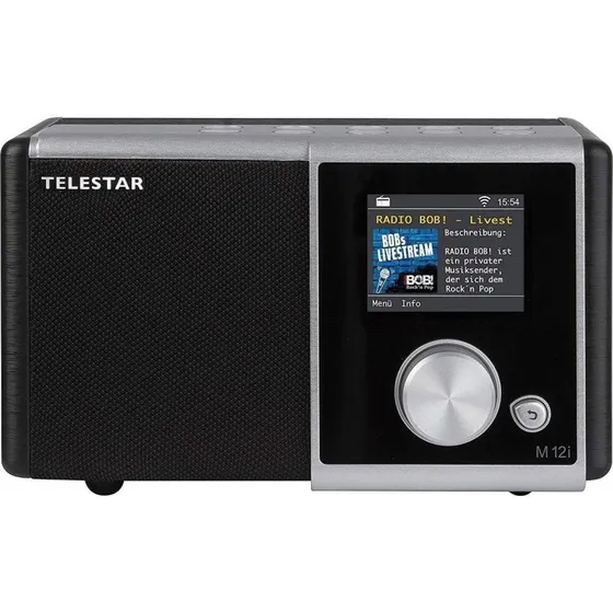 Telestar M12i 15W Internetradio, Sort/Grå