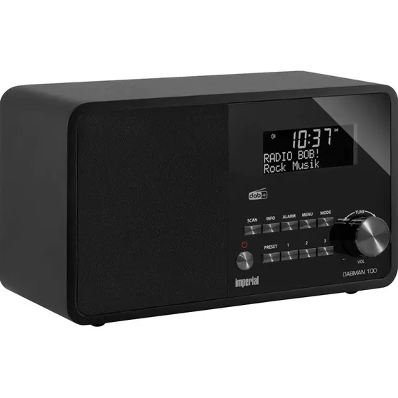 DABMAN 100 DAB+/FM Radio, Sort