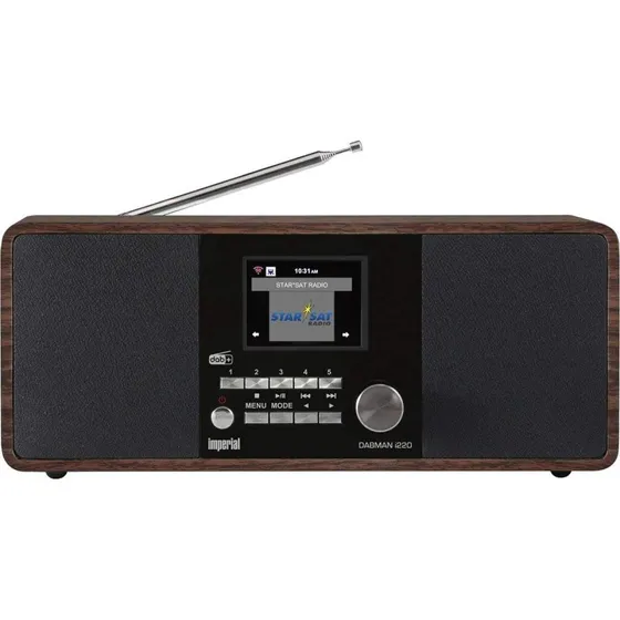 Imperial DABMAN i220 BT DAB+ / FM Internetradio med Bluetooth, Træ
