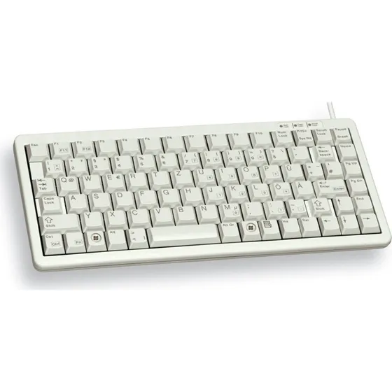 Cherry Compact-Keyboard G84-4100 UK, lysegrå