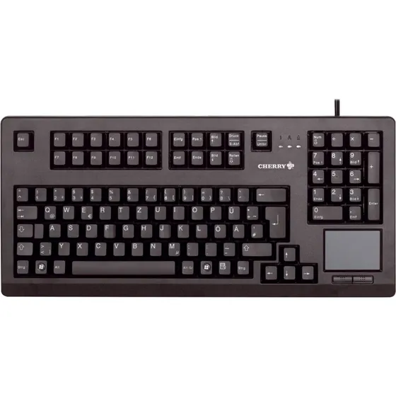 CHERRY TouchBoard G80-11900 Tastatur med Touchpad, QWERTZ, Sort