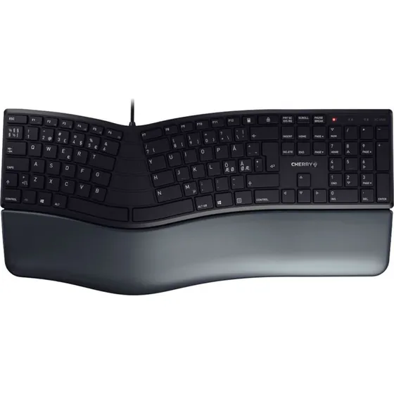 Cherry KC 4500 Ergonomisk Tastatur, Sort