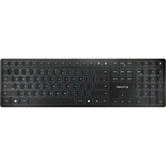 Cherry KW 9100 Slim Trådløst Tastatur, Engelsk, Sølv