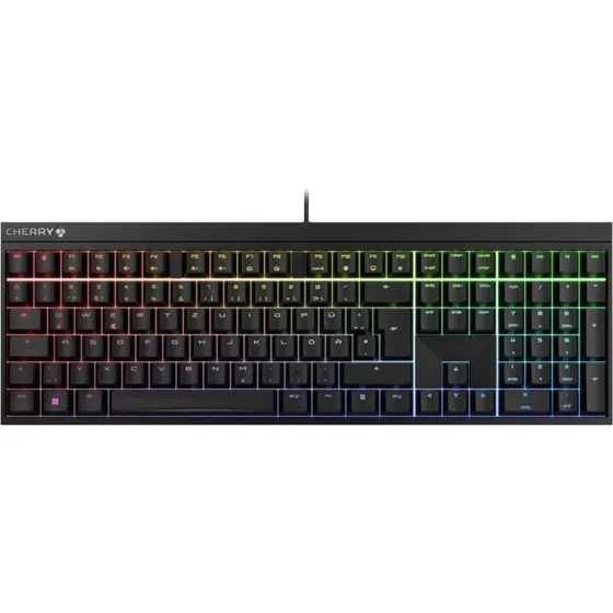 CHERRY MX 2.0S Mekanisk Tastatur RGB, Tysk, Sort