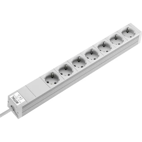 Rittal 7240210 Strømfordelingsenhed 7xSchuko 2m 1U